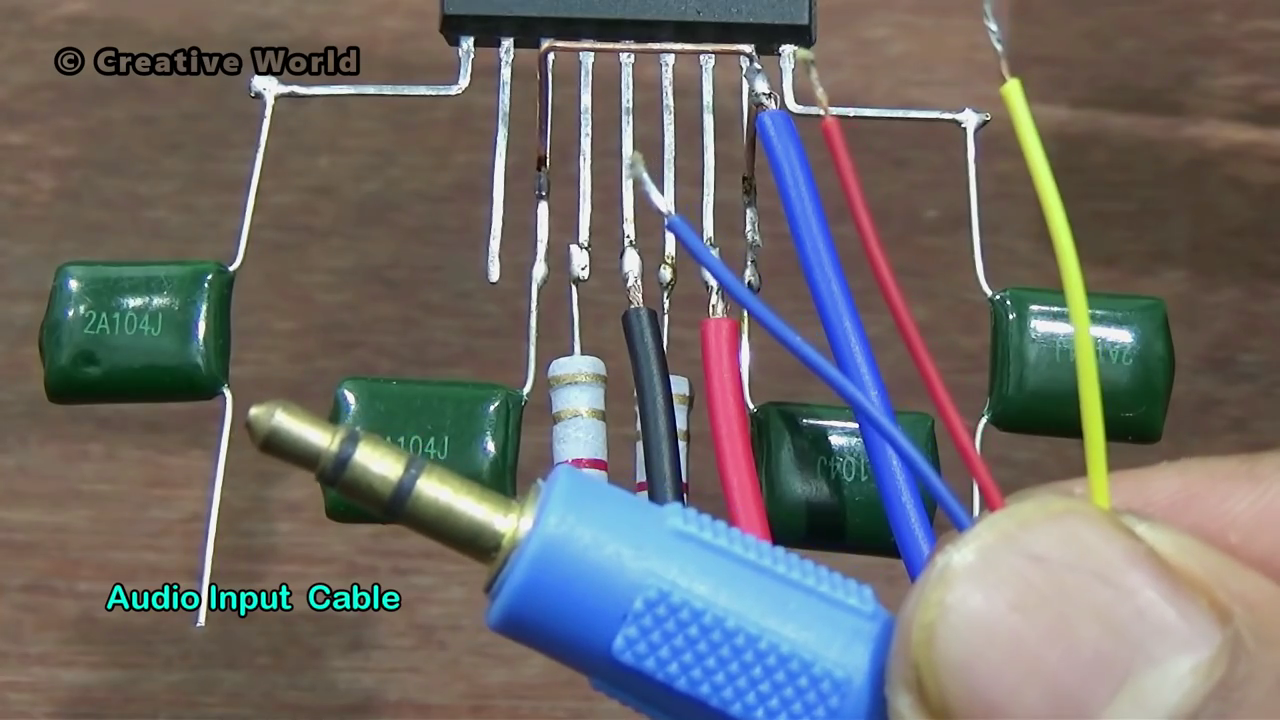 How To Make Hi Fi Stereo Audio Amplifier Circuit Using TDA2616  JLCPCB.mp4_000183360.png