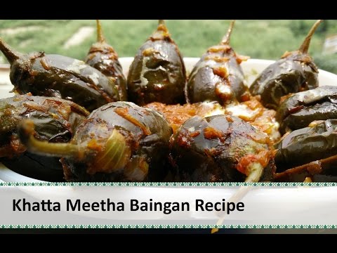 How To Make Khatte Meethe Baingan Recipe |Brinjal Recipe by Healthy Kadai