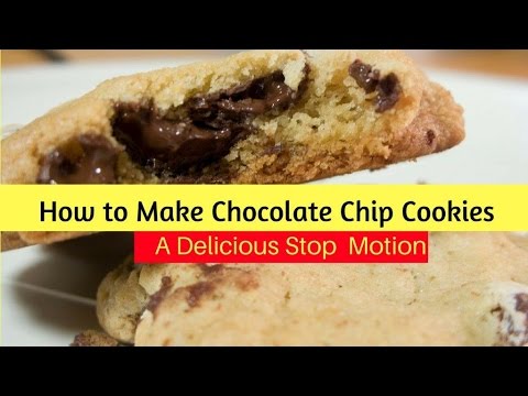 How To Make Soft Delicious Chocolate Chip Cookies From Scratch an Animation