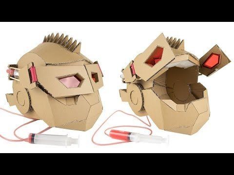 How To Make Transformers Hydraulic Mask - Cardboard