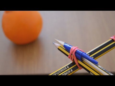 How To Make a Crossbow With 4 Pencils !