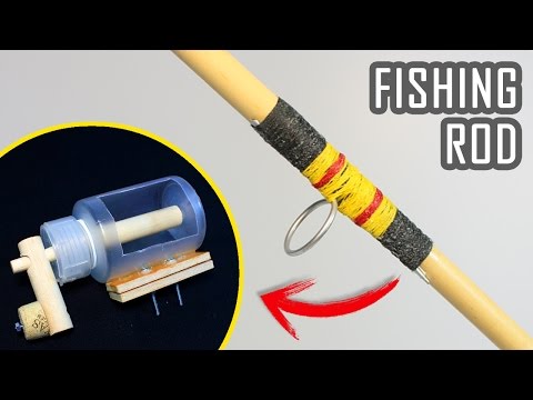 How To Make a Fishing Rod and Reel at Home | DIY Fishing | Fishing Hacks