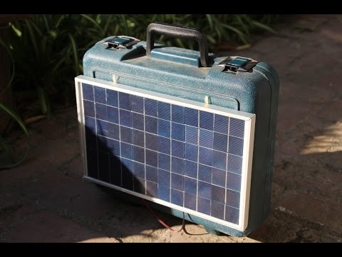 How To Make a Portable Solar Generator