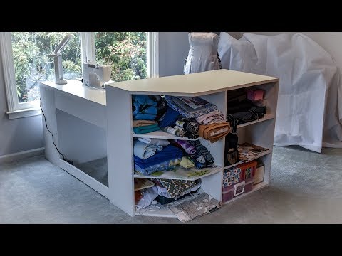 How To Make a Sewing Table and Craft Table