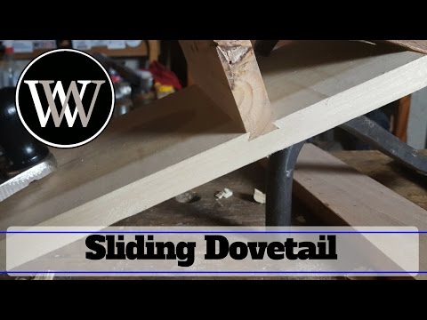 How To Make a Sliding Dovetail With Hand Tools - a How-to Woodworking Joint