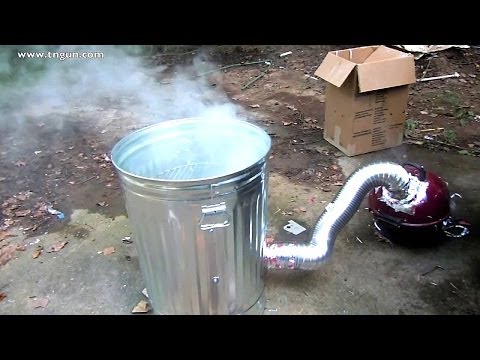 How To Make a Trash Can Cold Smoker