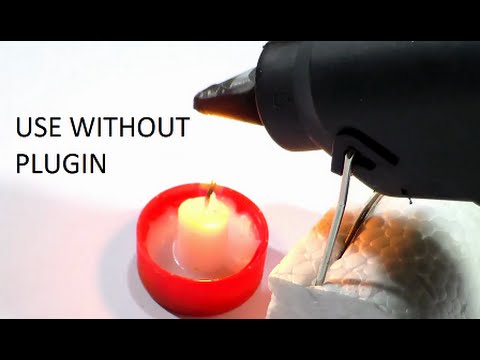 How To Use A Hot Glue Gun Without Plugging in - Crafts Life Hacks - DIY