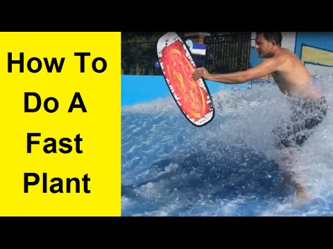 How To do a Fast Plant on the Flowrider
