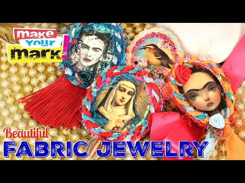 How to:  Fabric Jewelry