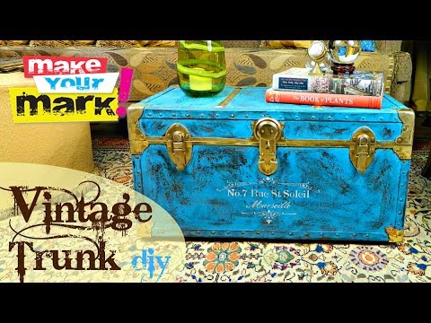 How to:  Storage Trunk Makeover DIY