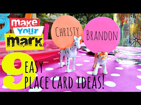 How to: 9 Easy Place Card DIYs