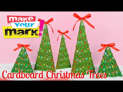 How to: Cardboard Christmas Trees