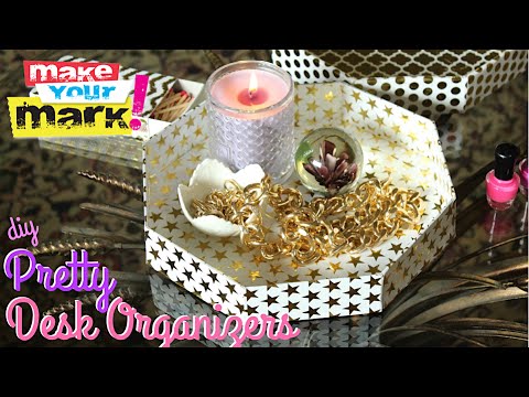 How to: DIY Pretty Desk Organizers