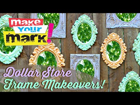 How to: Dollar Store Frame Makeovers