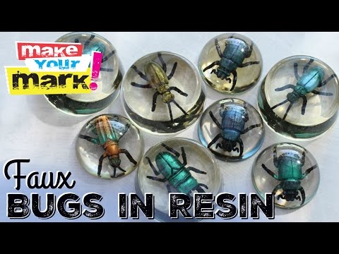 How to: Faux Bugs In Resin