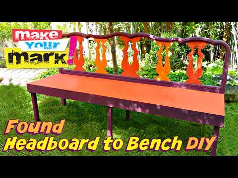 How to: Found Headboard to Bench