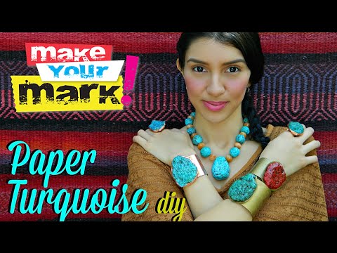 How to: Paper Turquoise