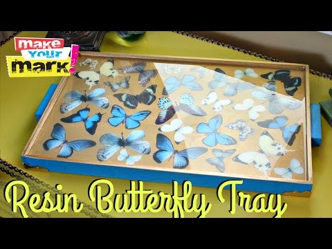 How to: Resin Butterfly Tray