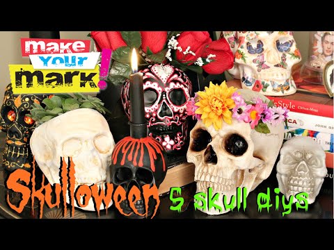 How to: Skulloween 5 Skull DIYs