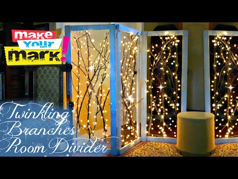 How to: Twinkling Branches Room Divider