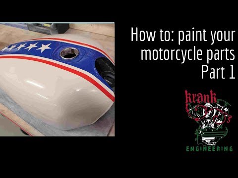 How to: paint your motorcycle parts - part 1