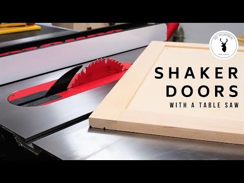 How to Build Shaker Doors with the Table Saw | Rail and Stile | Tongue and Groove | Cabinet doors