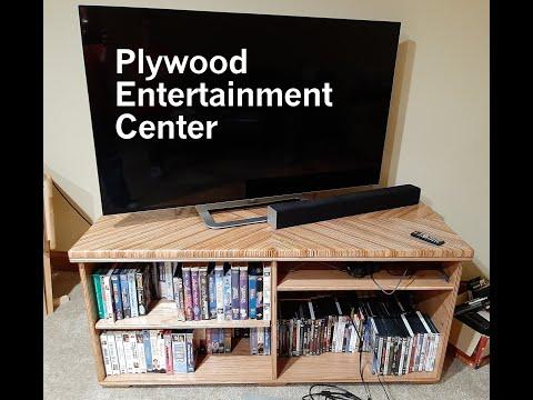 How to Build a Custom Plywood Entertainment Center