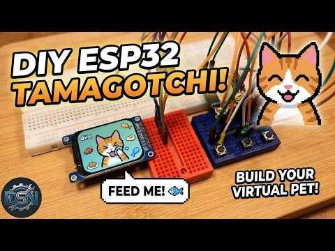 How to Build a DIY Tamagotchi with ESP32-C3 | Step-by-Step Tutorial
