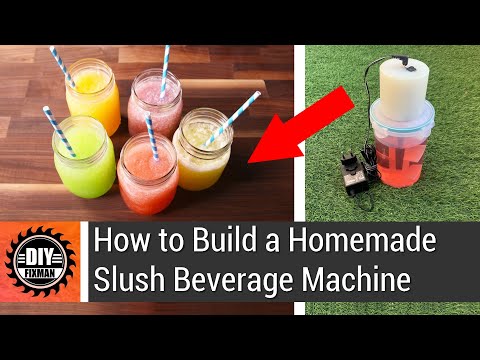 How to Build a Homemade Slush Beverage Machine