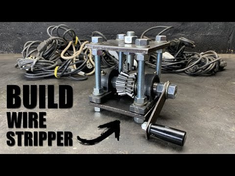 How to Build a Homemade Tool for Copper Wire stripper - DIY