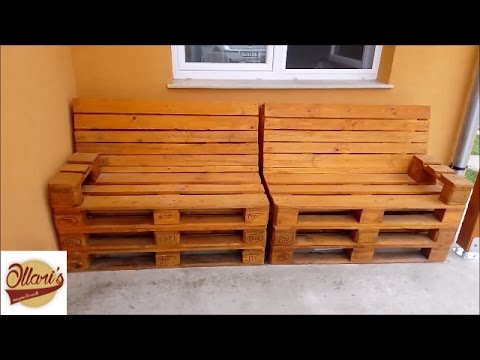 How to Build a Pallet Sofa Step by Step