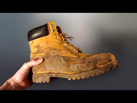 How to Clean MUDDY Timberland Boots to look like NEW!