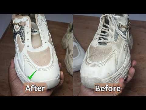 How to Clean White Shoes at Home - Best DIY Method for Dirty Sneakers