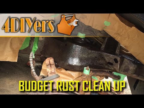 How to Clean up Frame Rust on a Budget