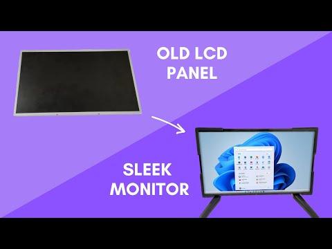 How to Convert old LCD panel into a sleek secondary monitor