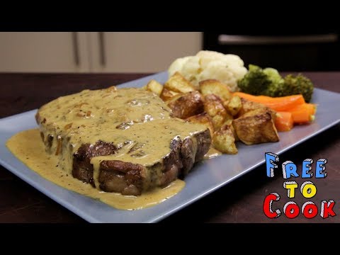 How to Cook Creamy Pepper Sauce for a Scotch Fillet Steak (Sauce au Poivre)