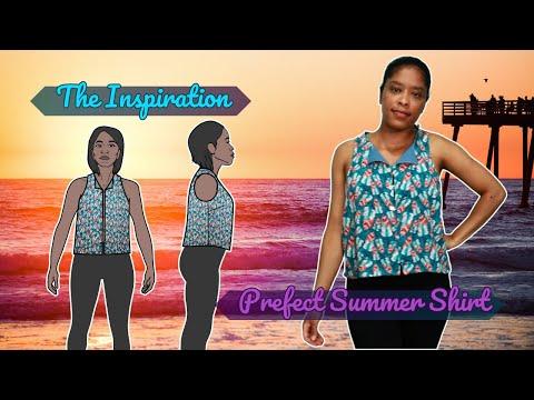 How to Craft a Custom Fit Button-Up Shirt for Summer