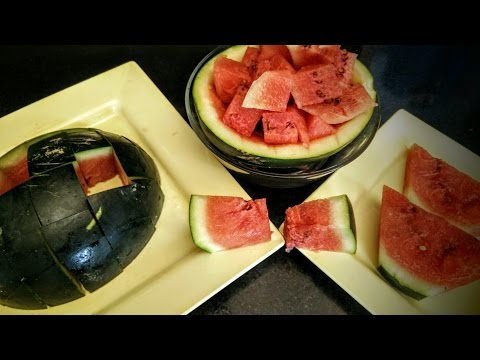 How to Cut Watermelon | Easy Ways to Cut and Serve Watermelon | Tips and Tricks by Healthy Kadai