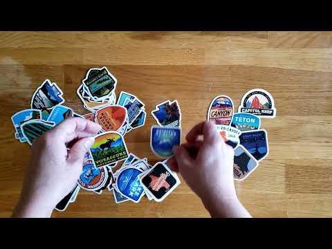 How to Display National Park Stickers in a Creative, Unique and Memorable Way | Wall Art | DIY