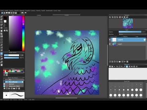 How to Draw a Space/Galaxy Background. (Character is optional)