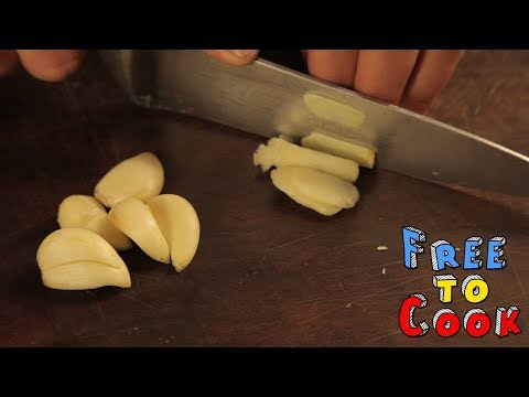 How to Easily Peel Garlic Cloves - Food Hack