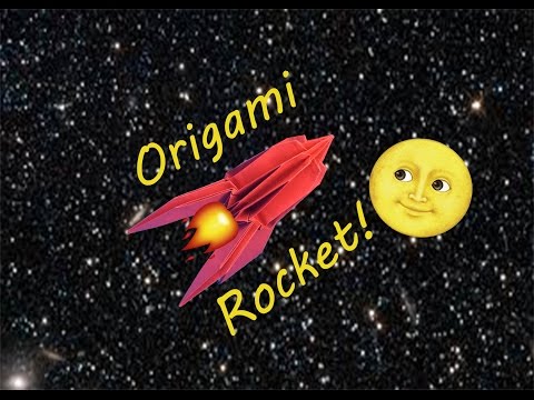 How to Fold a Cool Origami Sci-Fi Space Rocket Ship