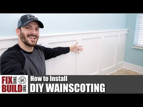 How to Install Wainscoting | DIY Board and Batten