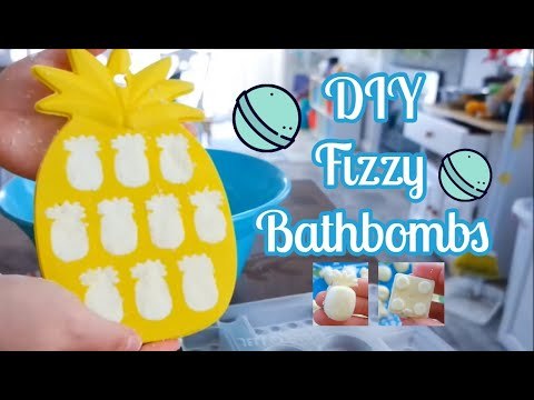 How to Make DIY Fizzy Bath Bombs at Home *easy*