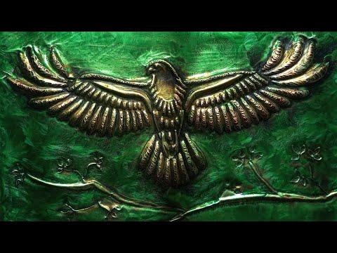 How to Make Eagle Embossed Painting|Metal Art