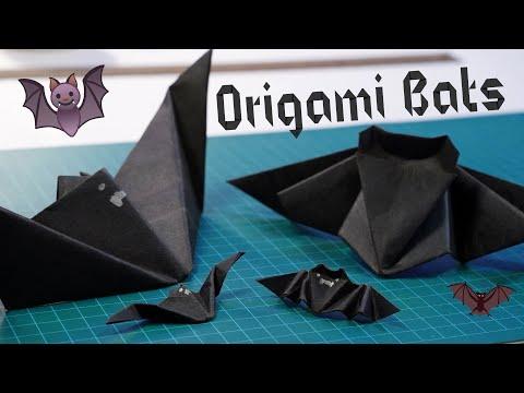 How to Make Easy Origami Bats