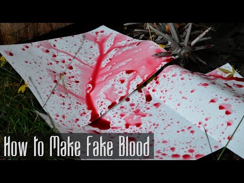 How to Make Fake Blood