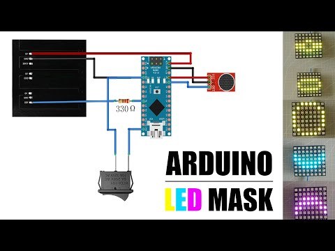 How to Make LED Smile Face Mask via Arduino Nano