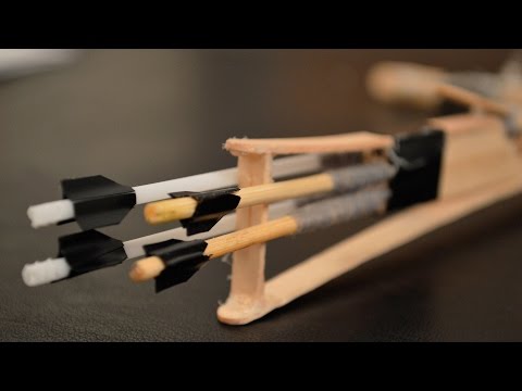 How to Make Mini Crossbow Bolts/Arrows