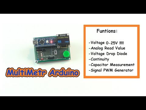 How to Make MultiMeter Arduino nano and Display i2c OLED 0.96&amp;quot;